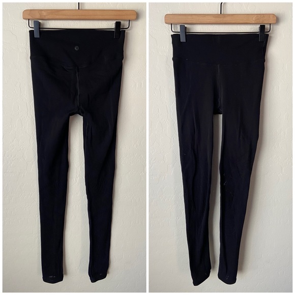Lululemon high rise reveal tights black 4 - Picture 6 of 10